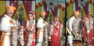 शादी की जल्दी में भूल गया यह शख्स पायजामे का नाडा बांधना।देखें विडियो। man in hurry of wedding forgot to tie his pajama
