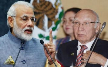 Heart Of Asia सम्मेलन में नवाज शरीफ के सलाहकार से मिले नरेंद्र मोदी . Heart Of Asia Conference