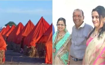 इस बिजनेसमैन ने अपनी बेटी की शादी में दिये 90 घर। businessman gave 50 house in charity on his daughter's marriage