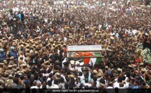 jayalalithaa's last journey