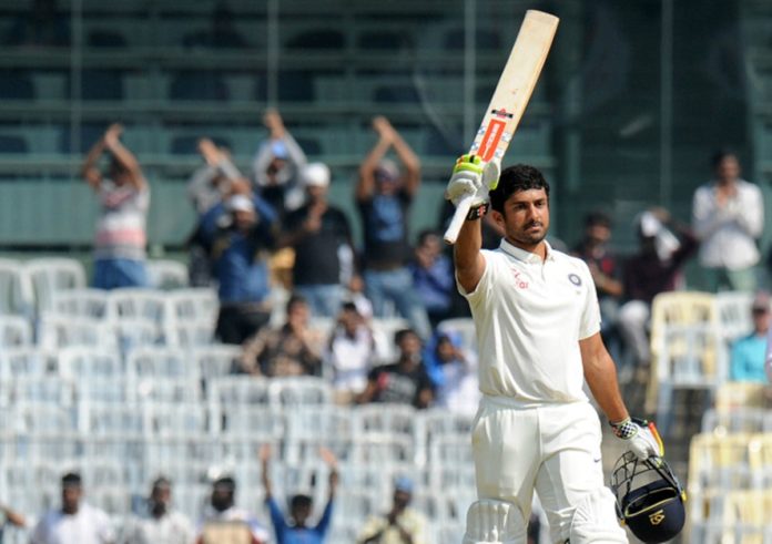 Karun Nair made a triple century