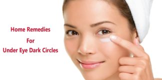 Dark circles under eyes