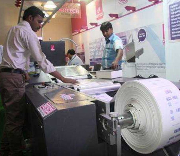 500 notes are printed in devas with the help of army