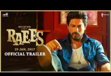 #RaeesTrailer: रईस के ट्रेलर ने तोड़े सभी रिकॉर्ड.24 घंटों में 20 मिलियन से अधिक लोगों ने देखा.