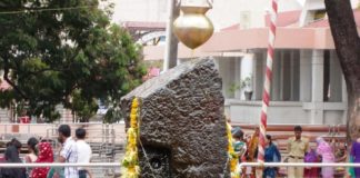 famous roofless temple of Shani Dev