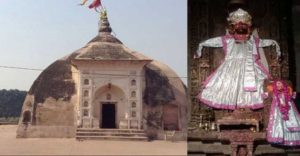 Unique temple indicates before rain