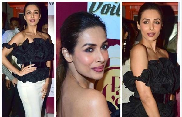 मलाइका अरोड़ा के ऑफ शोल्डर ड्रेस ने सबको अपना दीवाना बना दिया Malaika Arora off shoulder dress made everyone crazy