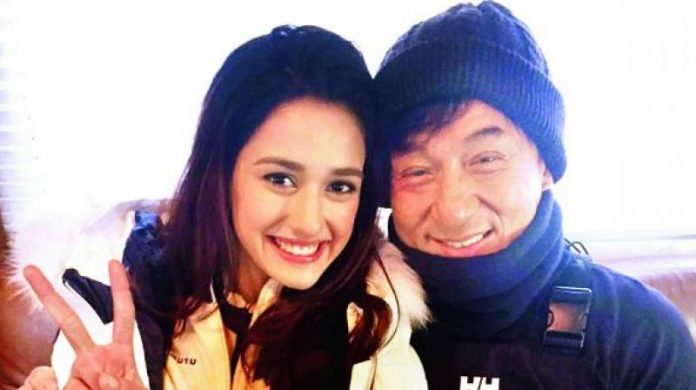 Disha Patni sang in Chinese and Jackie Chan sang a song in Hindi