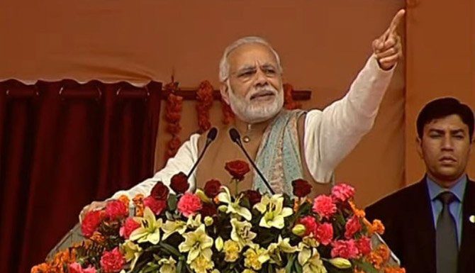 प्रधानमंत्री मोदी की लखनऊ रैली में उमड़ा जन सैलाब. मोदी ने विपक्ष पर किया चोतरफा वार. pm modi rally in lucknow attacked opposition