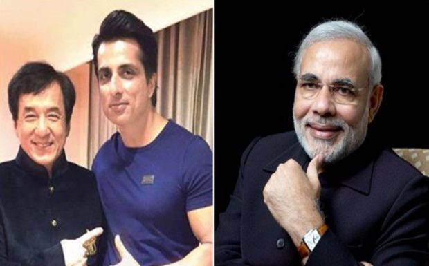 नरेंद्र मोदी को भी कुंग फू योगा दिखाना चाहते हैं सोनू सूद Sonu Sood also want to show Kung Fu Yoga TO MODI