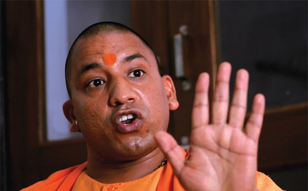 योगी आदित्यनाथ के दल हिन्दू युवा वाहिनी ने बढ़ायी भाजपा की मुश्किलें. 6 सीटों पर उतारे उम्मीदवार. Adityanath's party hindu yuva vahani raised hackles for bjp