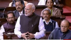 pm modi attacehd manmohan singh congress walked out of rajya sabha