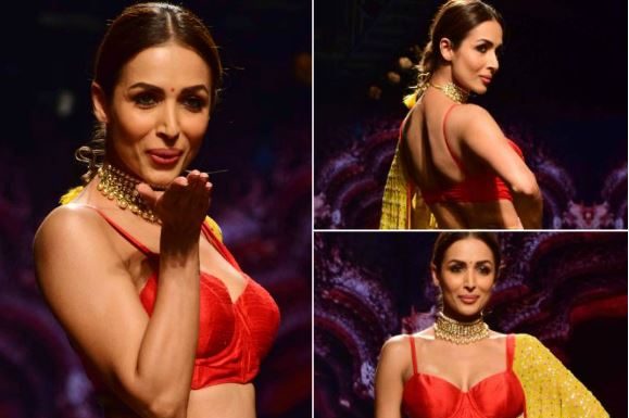 रैंप पर एक बार फिर मलाइका अरोरा खान ने दिखाया अपना जलवा Malaika Arora Khan on the ramp once again