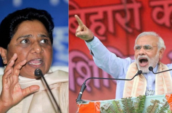 Mayawati accused pm Modi of religion and caste politics.