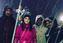 बर्फ़बारी के बीच कश्मीर घूमने पहुंची सनी लियॉन, तस्वीरें आईं सामने Sunny Leone came to roam in kashmir