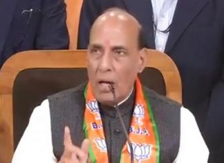 लखनऊ में ट्रिपल तलाक के मुद्दे को टाल गए राजनाथ सिंह In Lucknow, Rajnath Singh shuned the issue of triple divorce