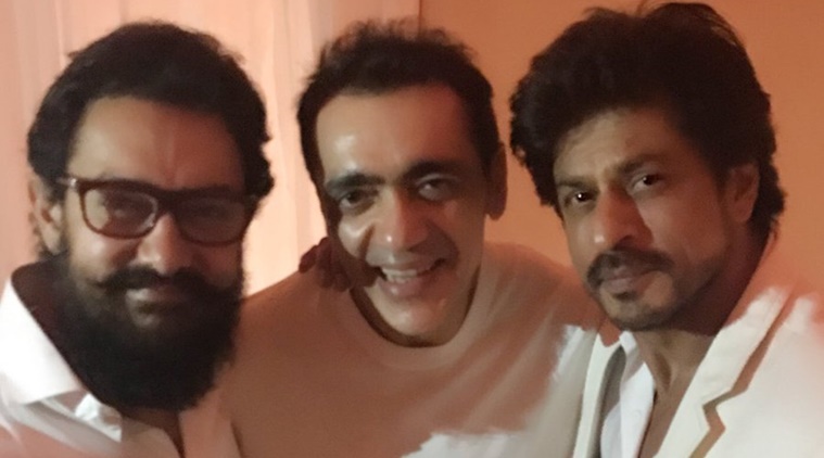  Shahrukh and Aamir appeared together in Dubai, photos came out