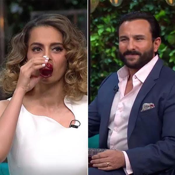 Coffee with Karan, Kangana Ranaut appeared on the show in this style