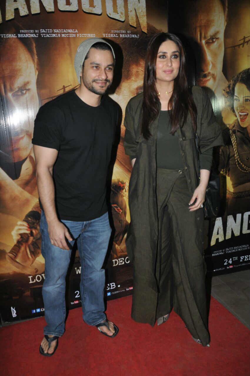 Kareena Kapoor appeared at Saif Ali Khan's 'Rangoon'  at a special screening 