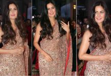 नील नितिन की वेडिंग रिसेप्शन पर साड़ी में नज़र आईं कटरीना कैफ, देखें तस्वीरें Katrina Kaif appeared in sari at the wedding reception of Neil Nitin