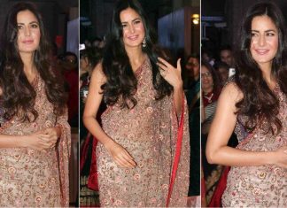 नील नितिन की वेडिंग रिसेप्शन पर साड़ी में नज़र आईं कटरीना कैफ, देखें तस्वीरें Katrina Kaif appeared in sari at the wedding reception of Neil Nitin