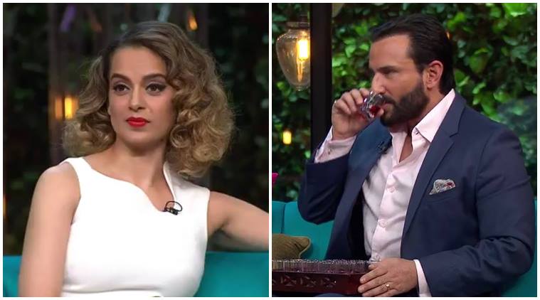 Coffee with Karan, Kangana Ranaut appeared on the show in this style