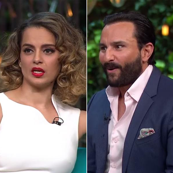 Coffee with Karan, Kangana Ranaut appeared on the show in this style