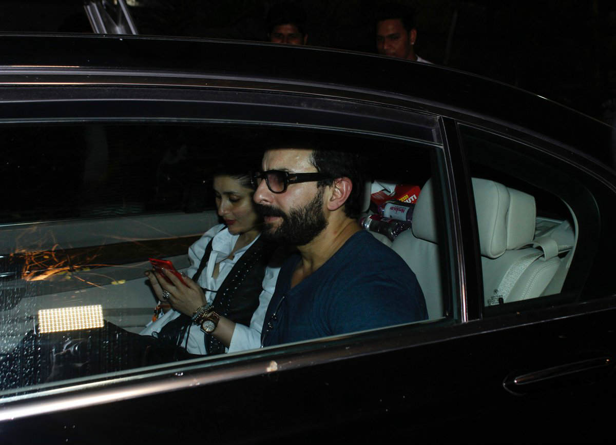 Kareena Kapoor partying with Saif Ali Khan and Amrita Arora