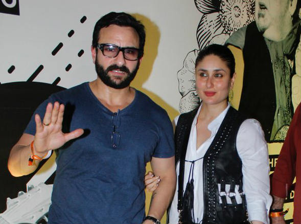 Kareena Kapoor partying with Saif Ali Khan and Amrita Arora