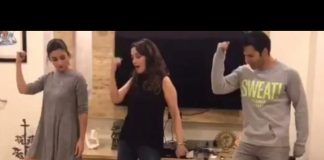 see how madhuri giving training to varun and alia on tamma tamma dance