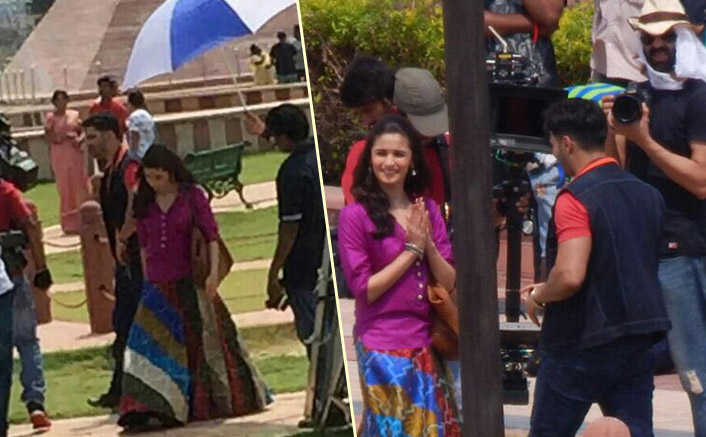 alia bhatt phots from the sets of badrinath ki dhulaniya