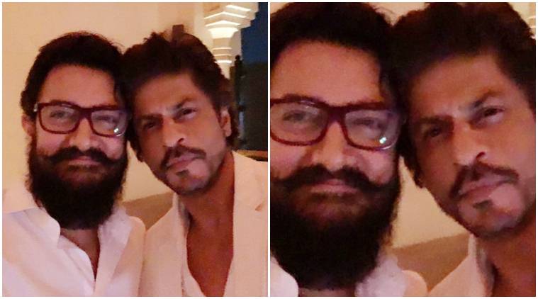  Shahrukh and Aamir appeared together in Dubai, photos came out