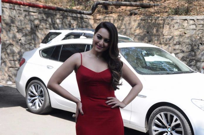 Sonakshi Sinha on Nach Baliye 8's promo shoot.