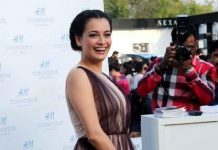 दिया मिर्ज़ा ने रैंप पर की चहलकदमी , नज़र आईं बेहद खूबसूरत Dia Mirza on the ramp looks pretty beautiful