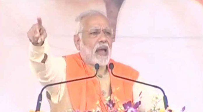 मिर्जापुर में पीएम ने विरोधियो से कहा , 11 मार्च को लगगे करंट pm said to opposition in mirzapur