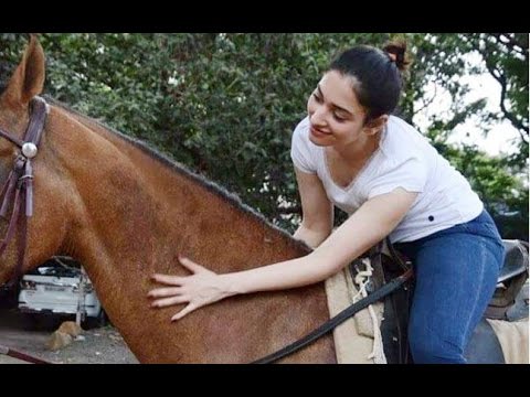 Tamanna and Prabha on the sets of bahubali 2