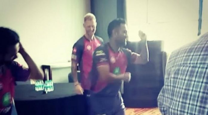 एम् एस धोनी के इस फनी डांस का वीडियो पूरे सोशल मीडिया पर हो रहा है वायरल ms dhoni dance video geting viral on social media