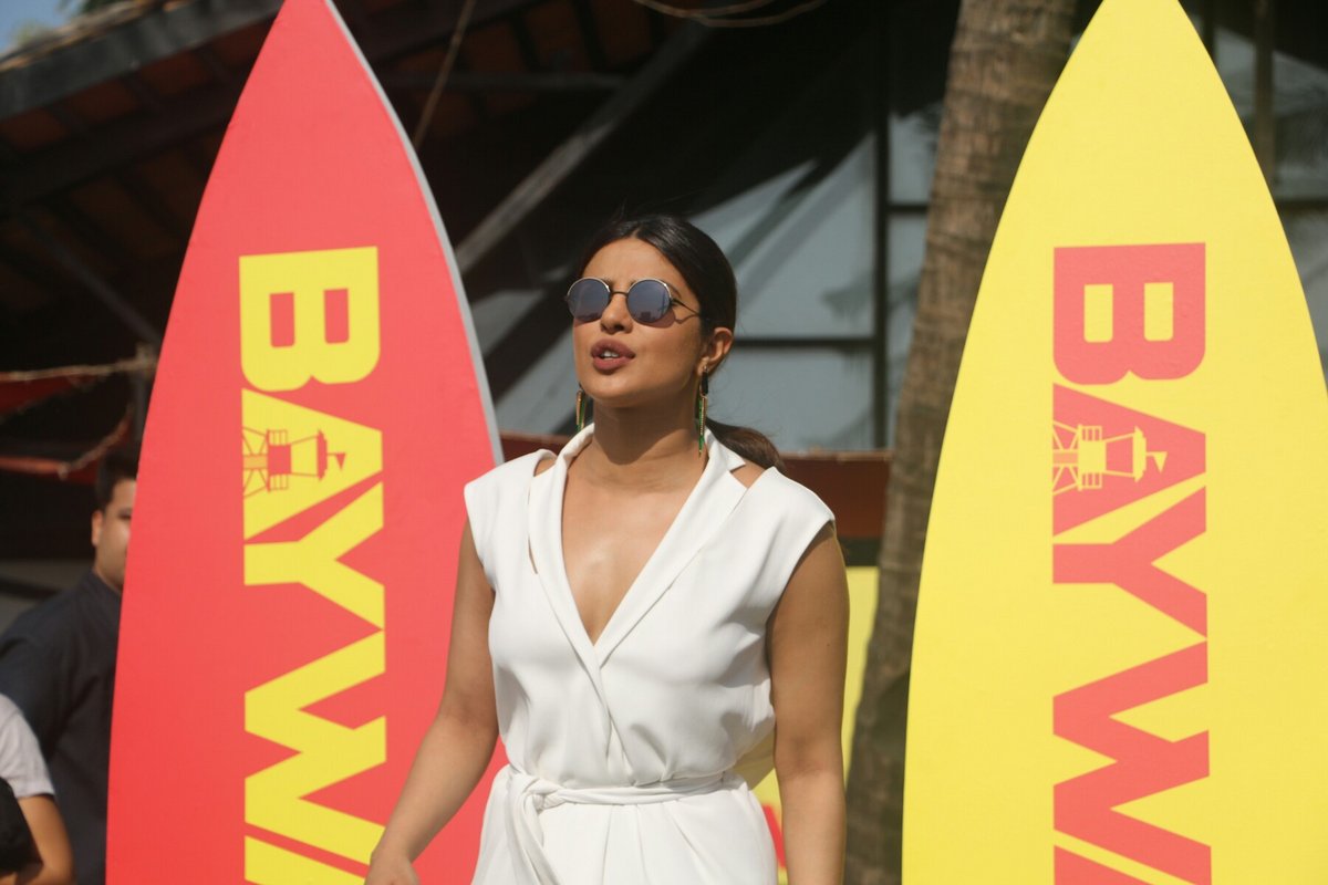 Priyanka Chopra Movie Promotion of Baywatch