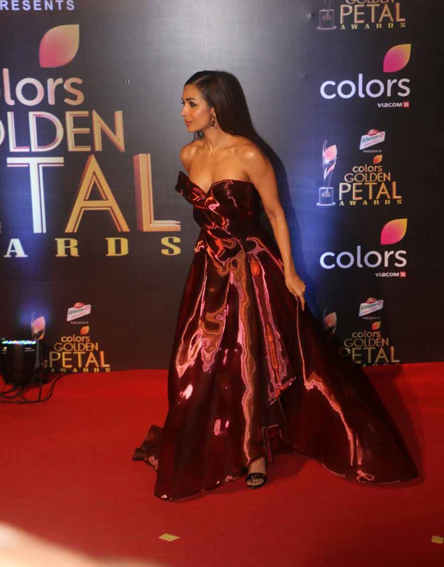 Malaika Arora Khan looking beautiful during the award show