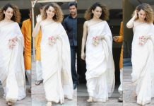 नवरात्र का त्यौहार मनाने दोस्त के घर पहुंची कंगना रनौत , नज़र आईं बेहद खूबसूरत Kangna Ranaut reached the house of a friend to celebrate Navaratri festival