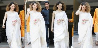 नवरात्र का त्यौहार मनाने दोस्त के घर पहुंची कंगना रनौत , नज़र आईं बेहद खूबसूरत Kangna Ranaut reached the house of a friend to celebrate Navaratri festival