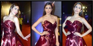 Malaika Arora Khan looking beautiful during the award show