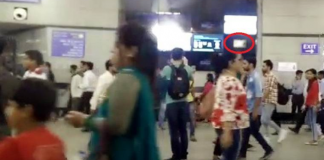 What happened when sudden porn movie started playing on Rajiv Chowk Metro Station