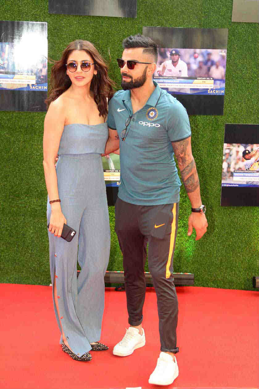 virat and anushka were together at sachin a billion dreams premiere