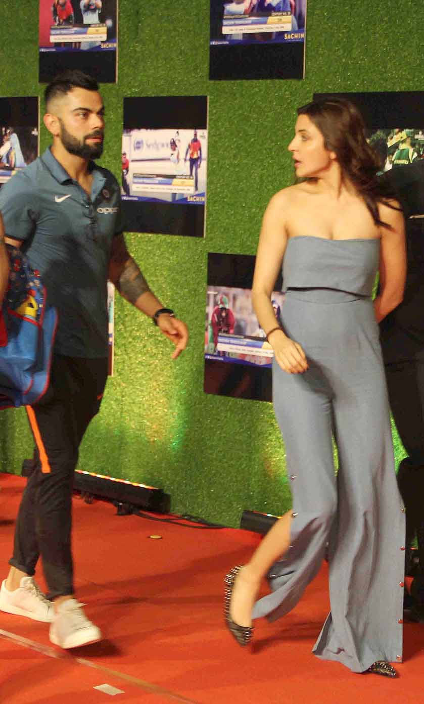 virat and anushka were together at sachin a billion dreams premiere