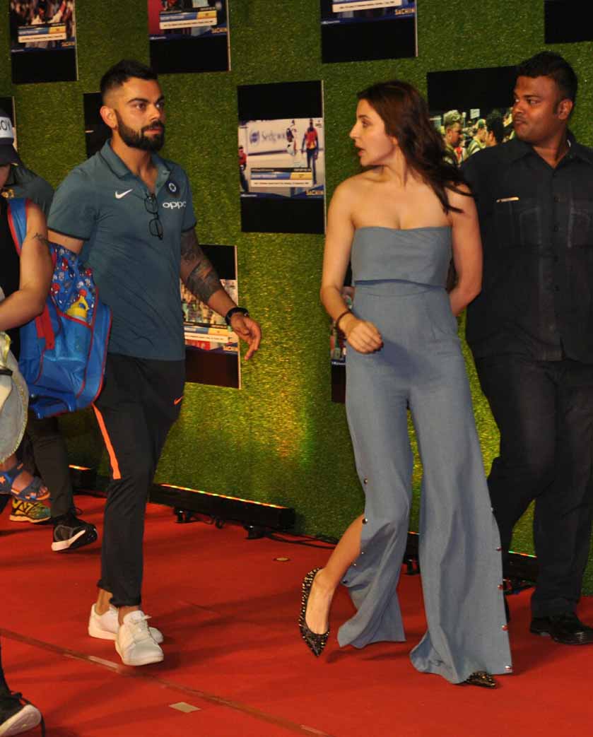 virat and anushka were together at sachin a billion dreams premiere