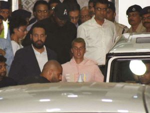 justin bieber reached india