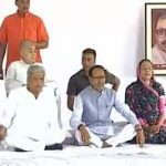 शिवराज ने तोडा अनशन , कैलाश विजयवर्गीय ने दिया विवादित बयान shivraj breaks his fast