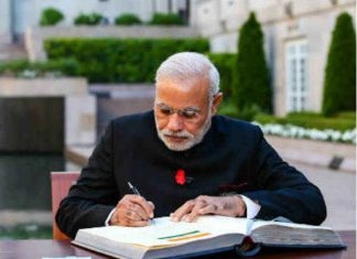 गुजरात चुनाव : पीएम ने लिखी गुजरातियों के लिए चिट्ठी ,कहा जाल में ना फसे pm wrote a letter for gujratis