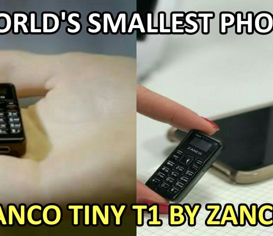 World Smallest Phone Zanco Tiny t1